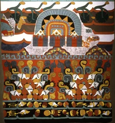 Tlalocan-väggmålning från Teotihuacan, tidig klassisk period